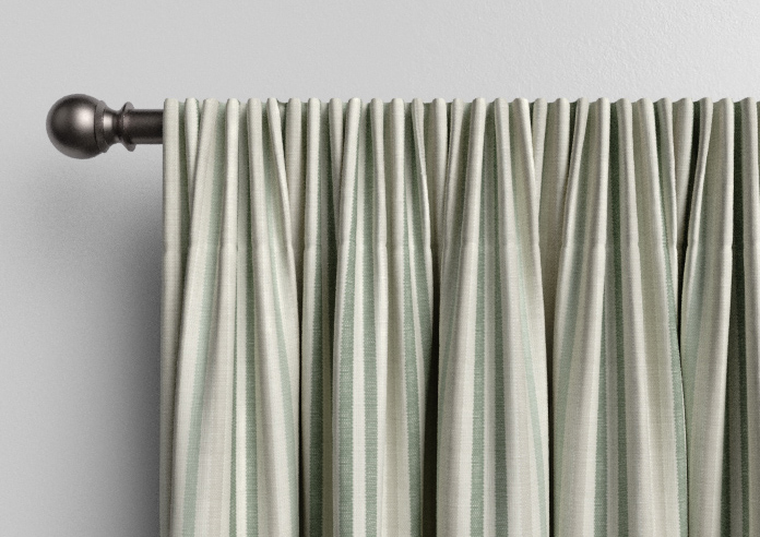Emily Bond Cornish Stripe, Fern - Made to Measure Curtains - Image 9